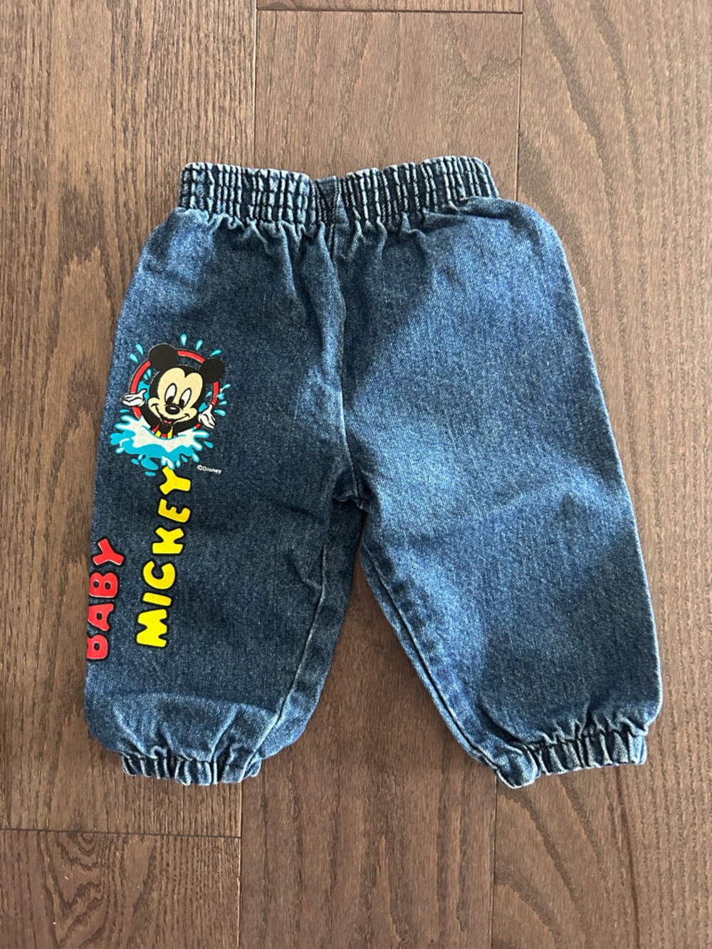 Mickey Mouse Disney Size 12 month Vintage Baby Jeans